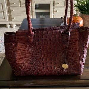 Brown Brahmin , great size, beautiful purse